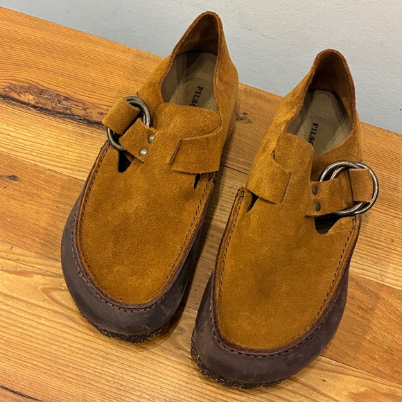 Filson x Birkenstock London Methow Moccasin Mink/Roast - Picture 1 of 7